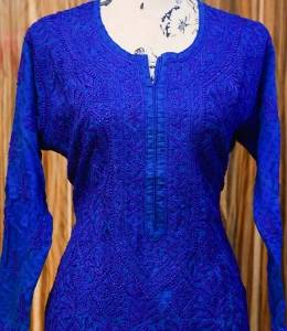 EMBROIDED STRAIGHT CUT KURTI